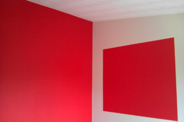 binnenschilderwerk schilder in amersfoort plafond muren rood wit stukadoor romandeklusman.nl